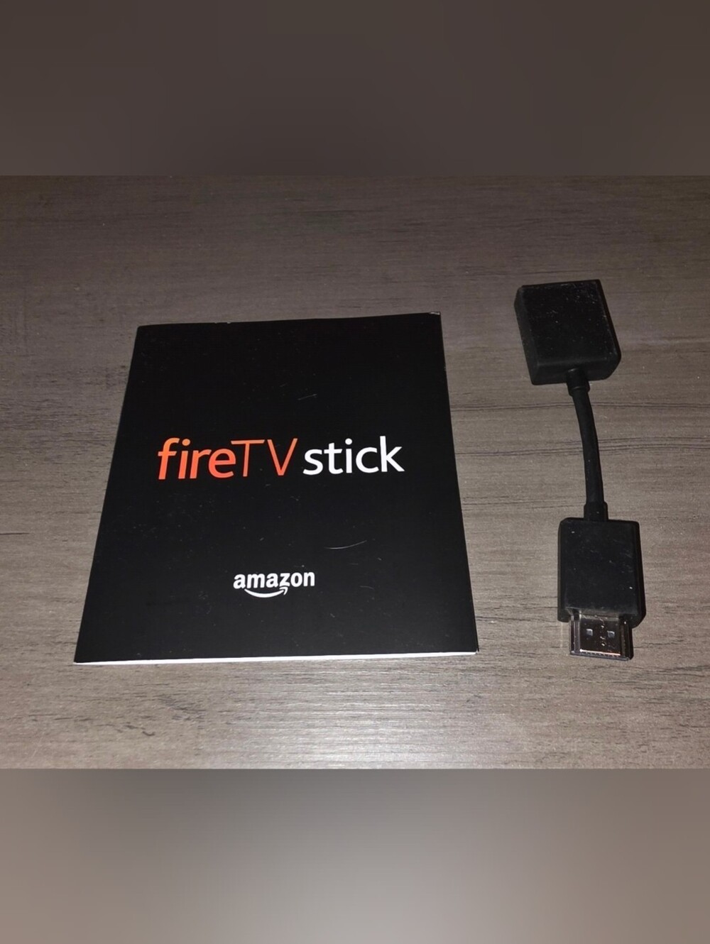 Amazon Fire TV Stick - Black with Orange & White Logo